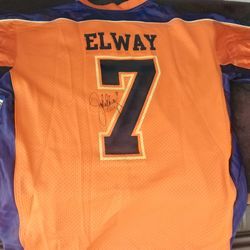 John elway signed orange crush jersey