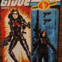 G.I JOE RETRO HASBRO COLLECTION REISSUED BARONESS 