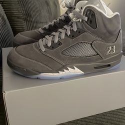 Jordan 5 wolf grey dead stock size 10