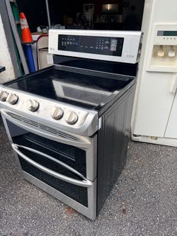 Lg double oven stainless steel