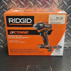 Ridgid Octane 18v Cordless Brushless 6 Mode Impact Driver