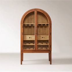 Valborg 36" Oak Bar Cabinet