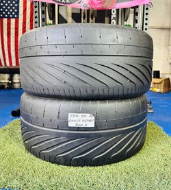✅ 2 USED TIRES 285/35ZR20 GOODYEAR EAGLE SUPERCAR F1 HIGH PERFORMANCE 285 35 20