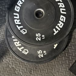 25 Pound Rubber Weights 