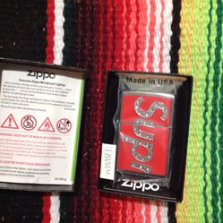 Supreme Fw20 Swarovski Zippo Red