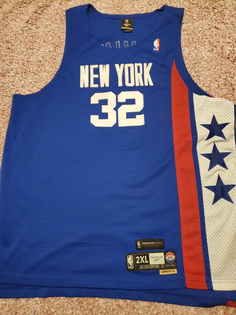 RARE VINTAGE REEBOK NBA NEW YORK NETS JERSEY