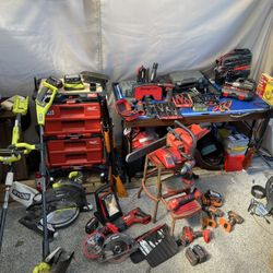 Bunch Of Good Tools! DM For Details & Price! Snap-on, Matco, Mac, Milwaukee, Ryobi, Ridget, Hyper Tough, Brauer, & More! 