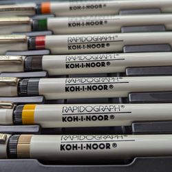 Rapidograph Technical Pen Set - Complete with India Ink