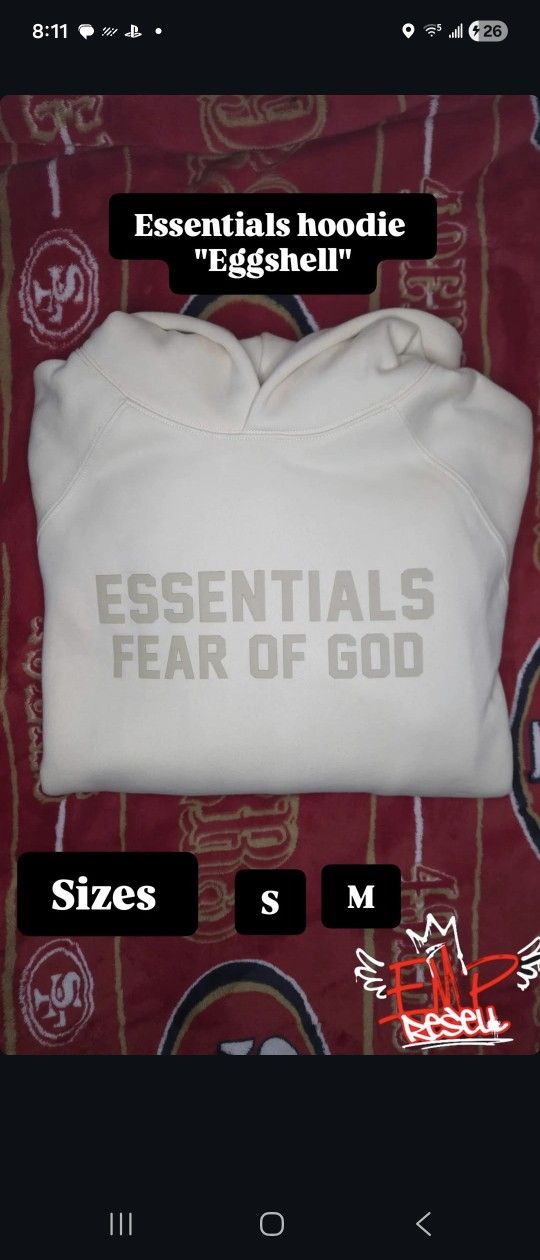 Essentials Hoodie 'Egg Shell'