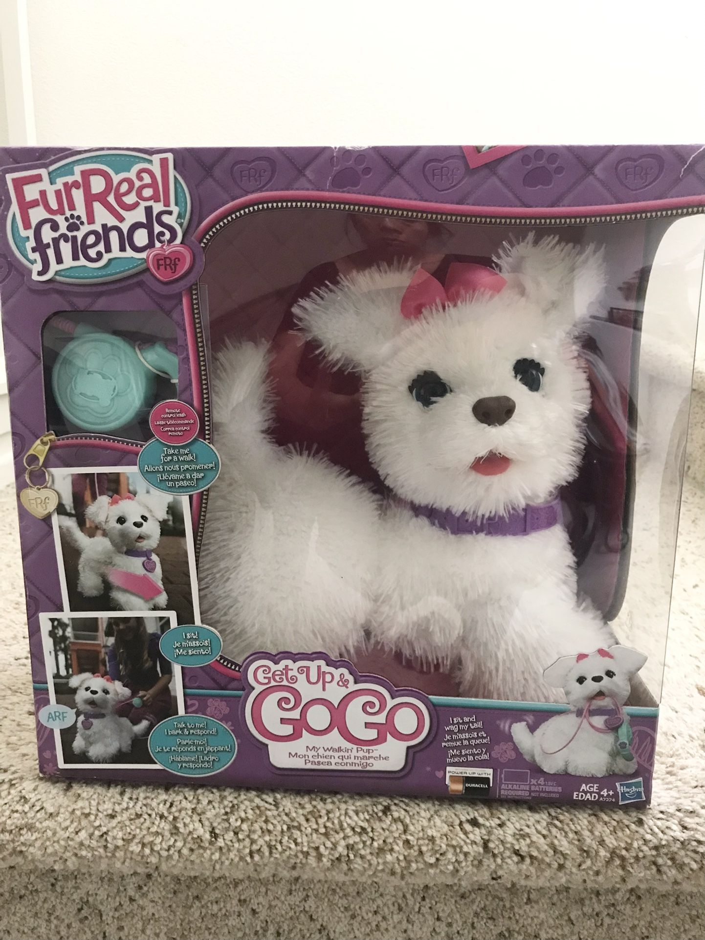 FurReal Friends Get up & GoGo my walkin pup pet