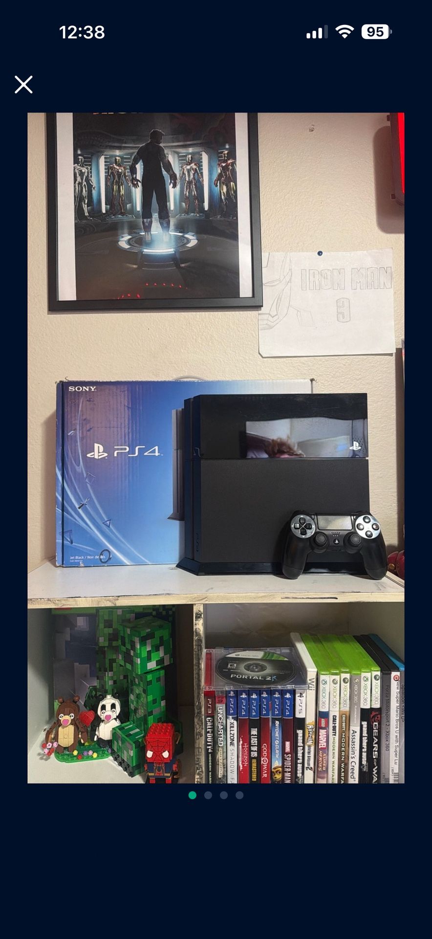 PS4 500GB RARE FIRMWARE 10.30 2013 Launch Model - Original Box + Controller