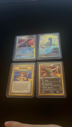 30th celebration Pokemon cards for sale pick up only