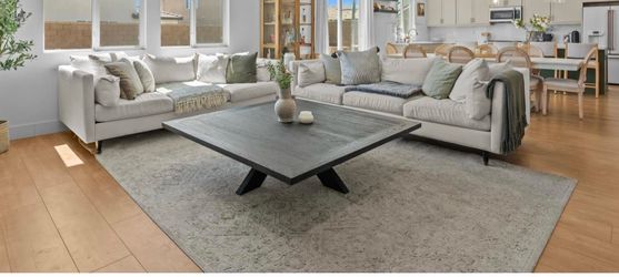 Restoration Hardware - Large Square Wood Coffee Table