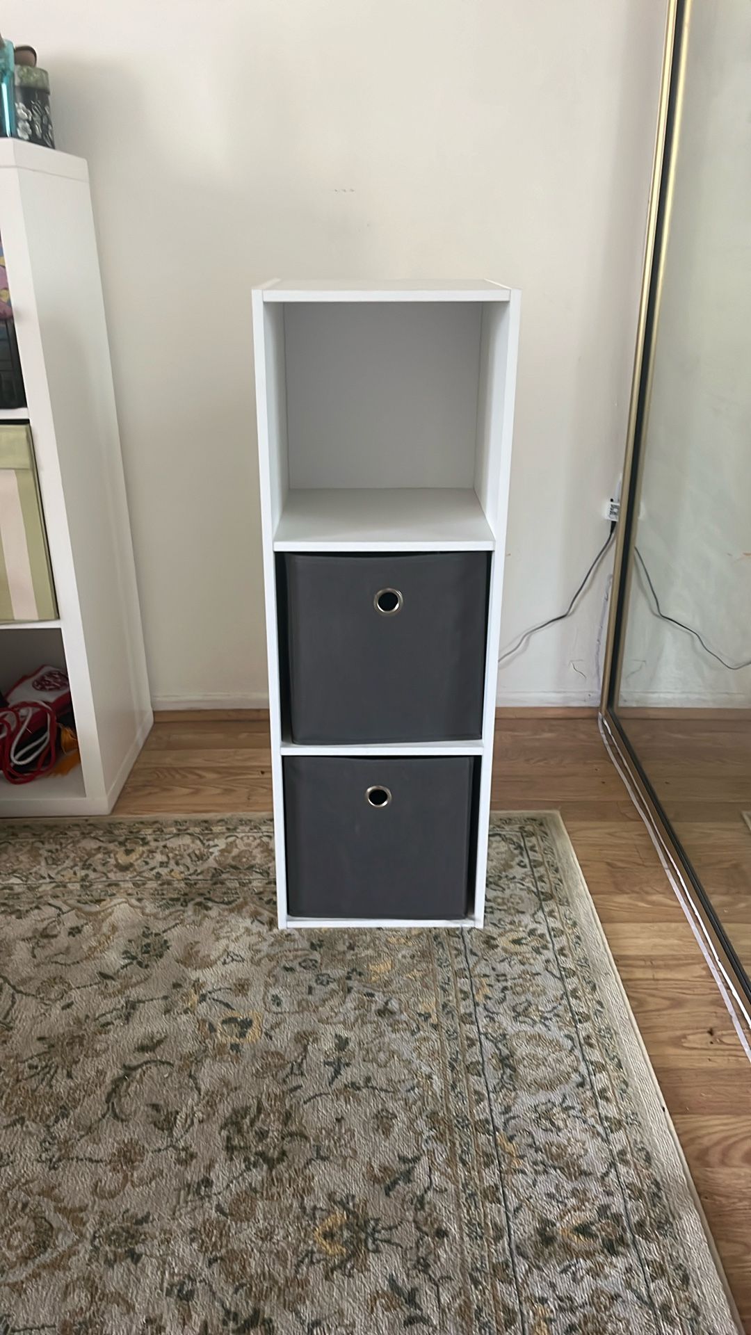 Book shelf with organizers