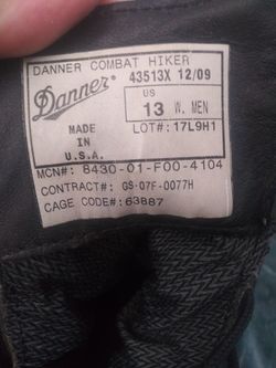 Hiking boots