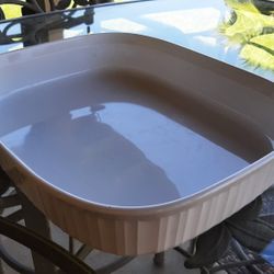 Corningware French White Casserole Dish Serving Platter 