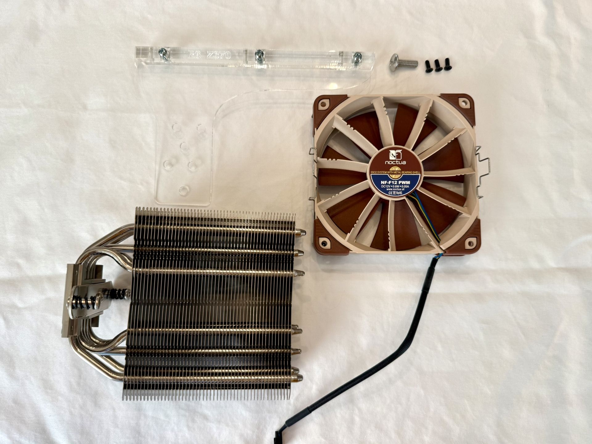 Noctua NH-U12S Premium CPU Cooler, NF-F12 120mm CPU Fan and additional Support
