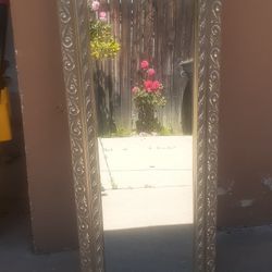 Nice Silver Mirror You Can Use Vertically Or Horizontal Really Nice Mirror