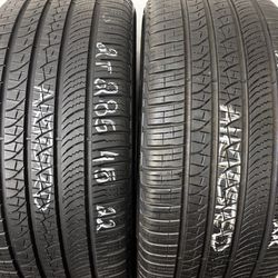 2 Tires 285 45 22 Pirelli Scorpion Zero As Like New No Repairs 