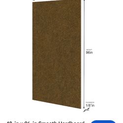 Free Sheets Of Smooth Hardboard Today Only