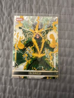 2026 Topps Neon Marvel Electro #101 Diamante Foil