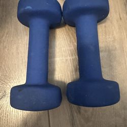 Pair Of 8 Pound Reebok Dumbbells
