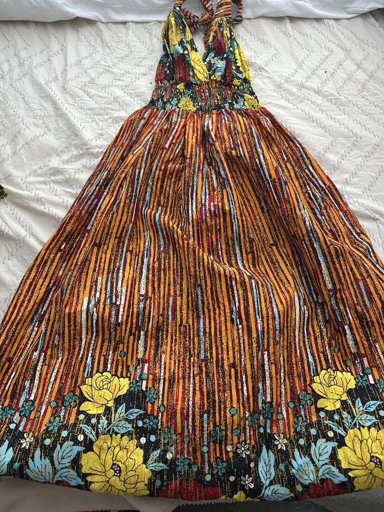 Original Ghanaian Cloth Summer Dress