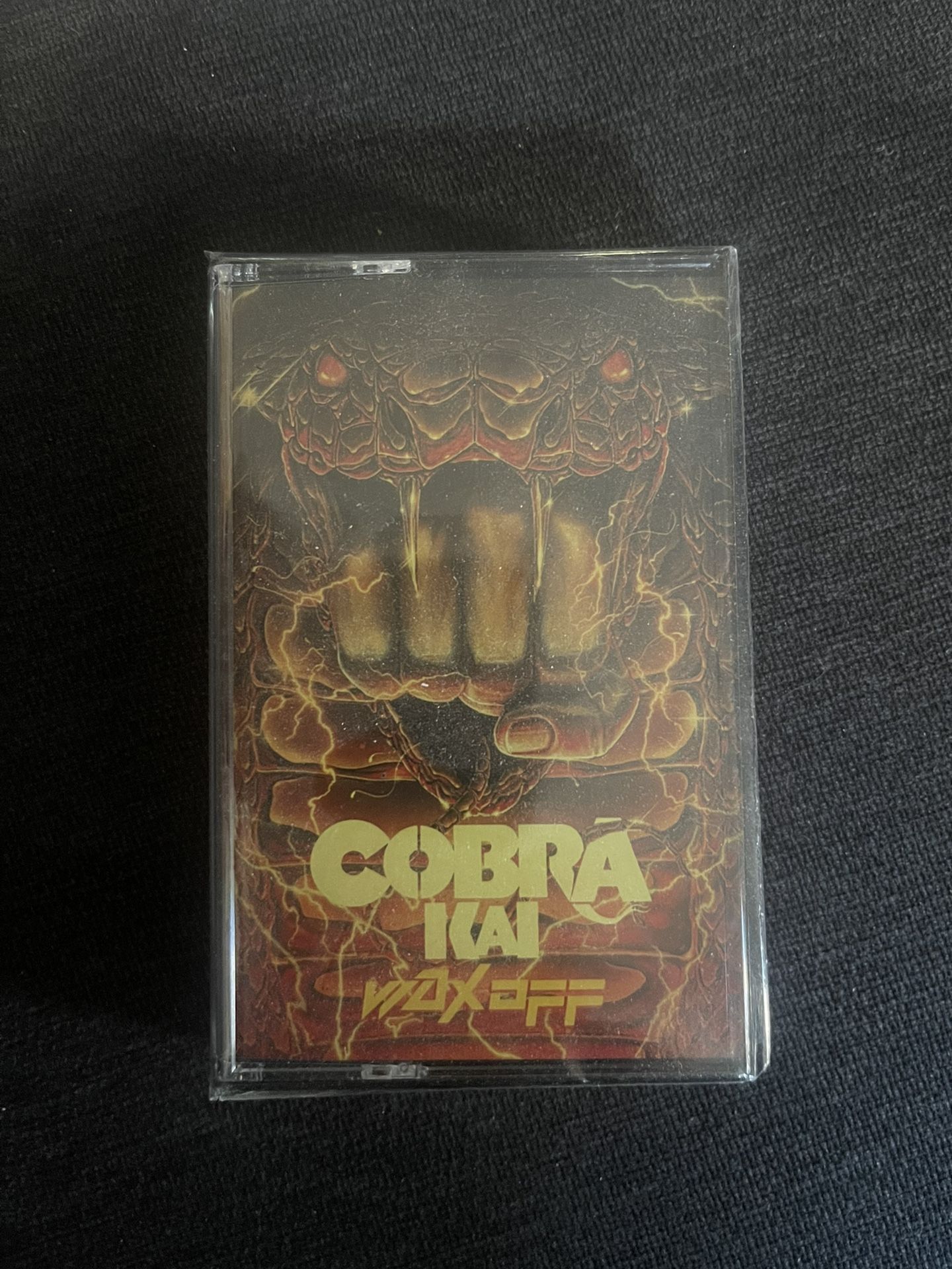 Cobra Kai Mondo Wax Off Netflix Cassette Tape