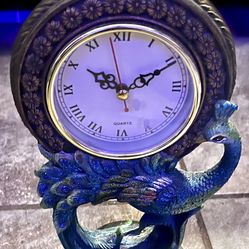 Peacock Clock