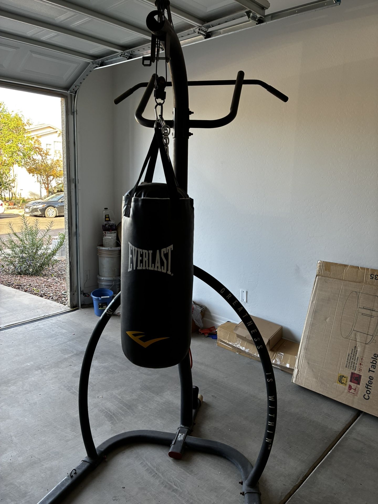 Boxing Pull Up Stand And Bag