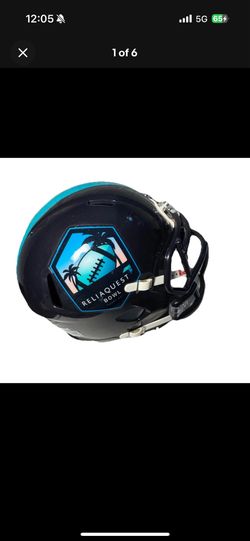 RARE VTG Reliaquest Bowl Tampa Bay - Riddell - Mini Helmet