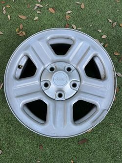 Jeep Wheels Set Of 5 Steel With Center Cap