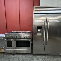 GE Monogram Stainless Steel Kitchen Appliance Bundle Set