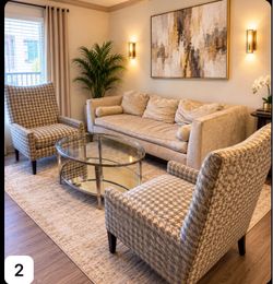 Complete 5-Piece Luxury Living Room Set – High-End Designer Collection