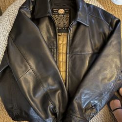 Andrew Marc Leather Jacket Men’s Large