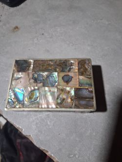 Abalone Shell Mosaic Decorative Box