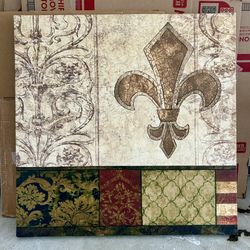 Fleur-de-lis Canvas Picture 