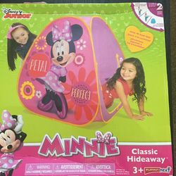 Minnie Mouse Basic Twist, Pop, & Play Indoor Tent No Assembly Required Intended for Children Ages 2