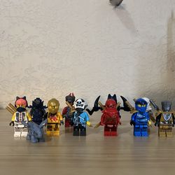 LOT of Lego Ninjago figurines