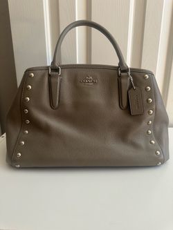 Gray Coach Purse