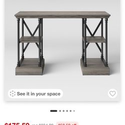 New In Box desk and bookcase 