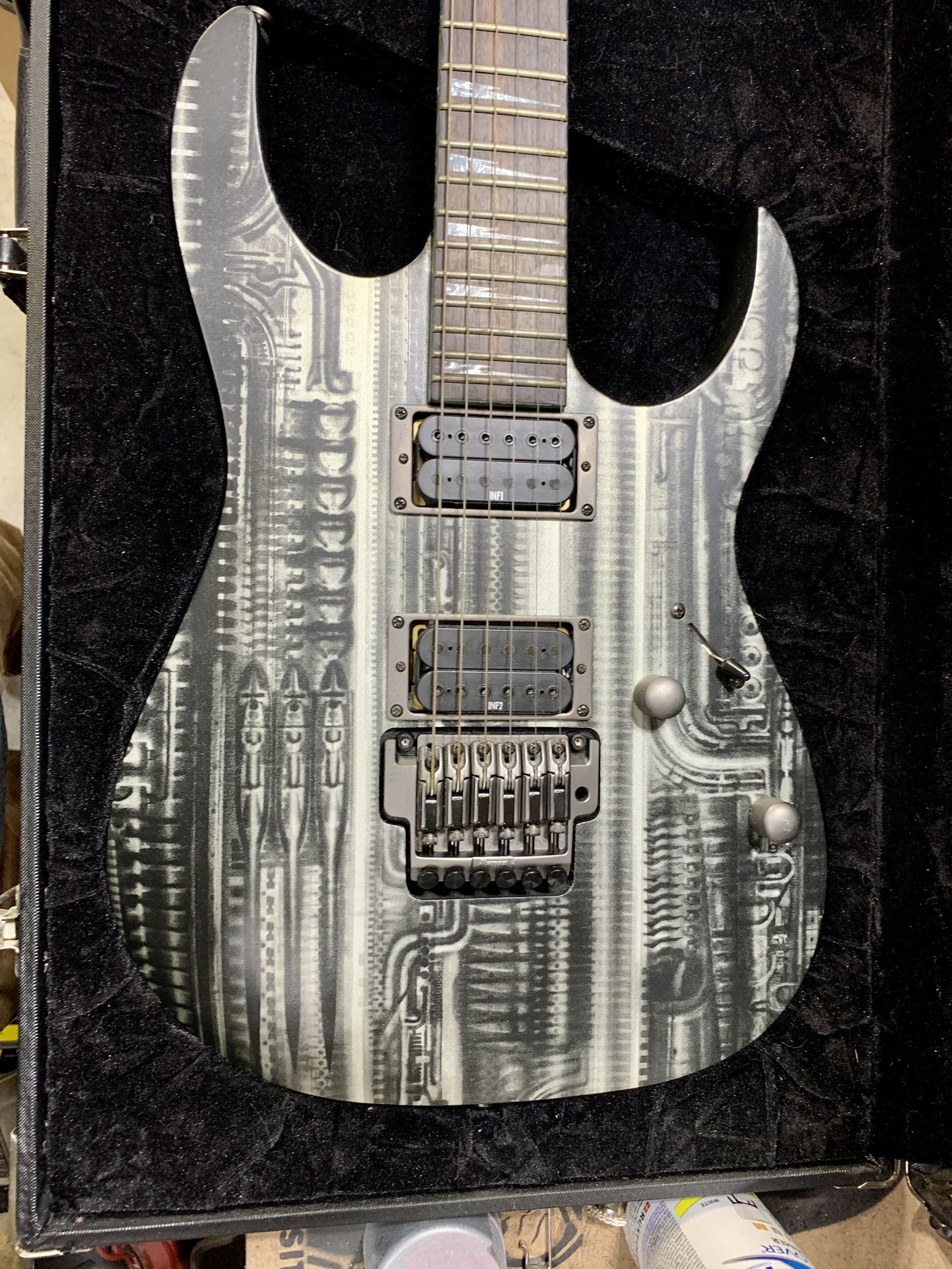 Ultra Rare H.R. Giger Ibanez RG (RGT HRG1) Mint Condition