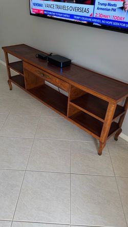 Tv stand solid wood