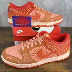 Nike Dunk Low NH Winter Solstice Size 12 / 10.5M DO6723-800 Orange Multicolor Women’s Shoes OG Rare