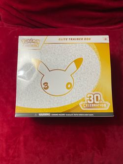 Pokémon 30th Celebrations ETB. Sealed Elite Trainer Box Pokemon 30th Anniversary