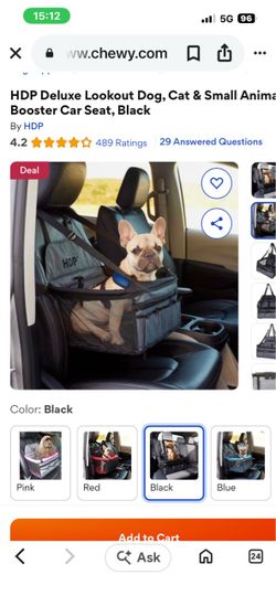 Small dog car “seat”
