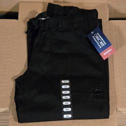 Cherokee Workwear Womens 3-Pocket Drawstring Black Scrub Size XS Style 4020