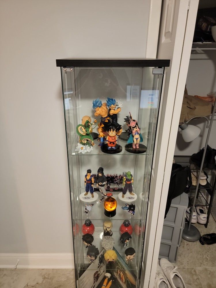 Detolf Ikea Glass Display Shelf >new<