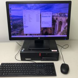 Desktop Computer Set - Lenovo ThinkCentre m720s