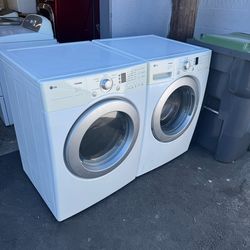 Used Lg Washer and Gas Dryer with Warranty